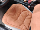 齐选汽车坐垫四季通用高档轻奢全皮单片座椅垫夏季透气座垫车内装饰 爱玛橙【纳帕皮打孔】单坐垫 实拍图