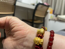 周生生妇女节黄金转运珠 足金Charme串珠男女福袋钱袋手串 89197C定价 福袋 实拍图