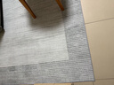 七棉地毯客厅卧室简约高级感亲肤无毛耐脏防滑床边毯垫 夕颜1.6*2.3m 实拍图