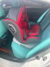 Heekin德国 儿童安全座椅汽车用0-4-12岁婴儿宝宝360度旋转ISOFIX硬接口 尊享红(遮阳棚+上拉带+侧保护) 实拍图