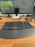 罗技（Logitech）Wave Keys人体工学键盘无线蓝牙办公平板ipad键盘Mac笔记本薄膜98配列键盘家用双模带掌托倾角支架 Wave Keys（商用版2年质保） 实拍图