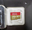闪迪（SanDisk）256GB TF(MicroSD)内存卡 4K极速金卡A2 V30 U3行车记录仪 运动相机无人机 监控存储卡 读190MB/s 实拍图
