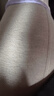 古今羊绒蚕丝秋裤女保暖裤女士秋冬暖肚高腰棉毛裤磨绒打底裤黑L 实拍图