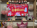 新新精艺生日布置场景装饰品气球小女孩生日派对周岁儿童仪式感氛围布置 实拍图