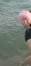 361°儿童手臂圈浮袖游泳水袖双气囊安全充气浮力漂浮圈贝壳粉 实拍图
