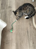 【京东快递】猫咪玩具自嗨解闷智能逗猫球自动逗猫遛猫遛狗突突球 奢华版绿色【带绳款宠物球】 实拍图