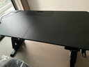 傲风A4Pro电竞桌实木电动升降电脑桌办公书桌子黑色1.2*0.6m 实拍图