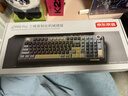 京东京造JZ990Pro三模无线蓝牙有线办公游戏键盘电竞PBT键帽RGB送男友独立数字区续航外设机械键盘鎏金黑 实拍图