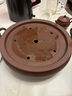正扬紫砂茶盘手工紫砂茶盘功夫茶具圆形茶台紫砂干泡储水盘茶船茶托 10英寸紫砂双龙戏珠  紫色 实拍图