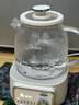 美的（Midea）花漾0胶水全玻璃养生壶 多功能煮茶壶 母婴烧水壶 恒温电热水壶 全自动一体煮茶器1.2L YS12B302J 实拍图