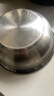 三四钢®不锈钢碗316泡面碗食品级汤碗家用饭碗餐具吃饭316不锈钢盆汤盆 22cm适用面碗/装水果凉拌 实拍图