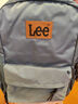 Lee双肩包男潮牌大容量电脑包初高中旅游背包大学生书包女 灰蓝色 实拍图