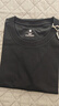 京东京造50支液氨抗皱男士t恤男短袖男款纯棉打底衫内搭春季衣服 黑色 M 实拍图