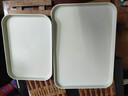 彩致（CAIZHI）长方形托盘茶盘家用果盘早餐盘收纳盘客厅零食盘小号米黄色CZ6752 实拍图