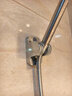百字花洒支架304不锈钢免打孔喷头莲蓬淋浴头底座固定神器五档调节 实拍图