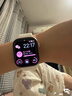 Apple/苹果 【女神节】Watch S11 智能手表GPS款42毫米玫瑰金色铝金属表壳淡桃粉色运动型表带S/M 实拍图