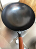 全品屋炒锅不粘炒菜无涂层小铁锅家专用精铸章丘深氮熟铁锅燃气灶大锅 实拍图