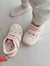 基诺浦男女童宝宝学步鞋 春秋透气幼儿童鞋 时尚百搭儿童机能鞋GW1610 象牙白/粉色/紫色 27 170mm 适合脚长166-175mm 实拍图
