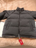 京东京造羽绒服男女情侣款鸭绒冬季保暖外套面包服加厚短款黑色 XL 实拍图