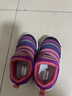 ABC KIDS毛毛虫童鞋秋冬男女童鞋轻便软底中小童宝宝鞋一脚蹬休闲运动鞋潮 玫红/紫(春秋) 25 码适合脚长约14.5cm 实拍图