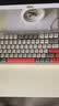 联想（Lenovo）K2有线轻音键盘 机械手感 消音结构95键 混彩灯效 人体工学 音量旋钮 有线办公键盘 复古灰 实拍图