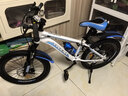 凤凰（Phoenix）儿童自行车山地车男女学生脚踏车6-15岁童车 霸道 白蓝色 20寸 实拍图