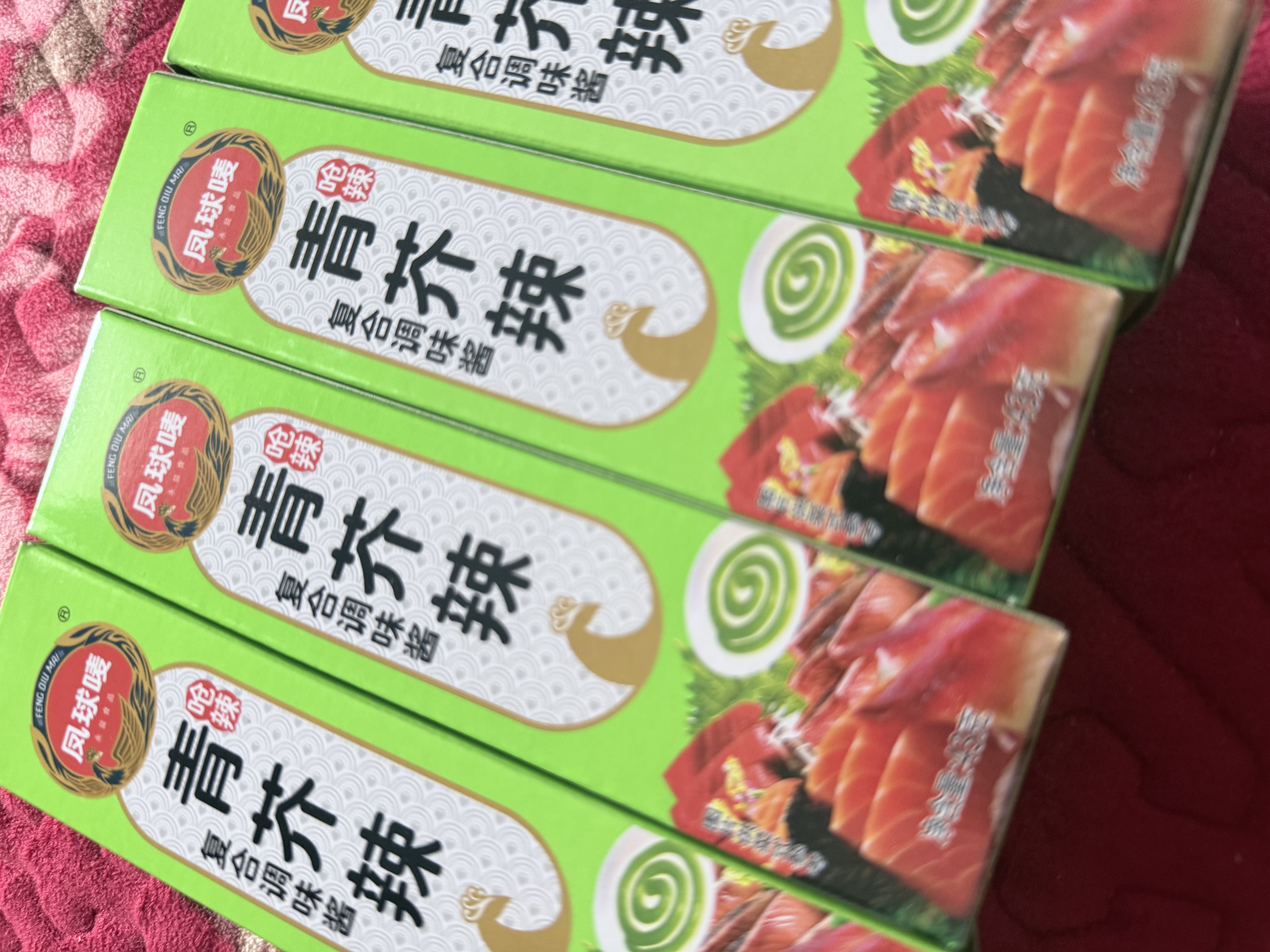 凤球唛青芥辣43g*2三文鱼蘸料刺身海鲜寿司料理芥末酱蘸料提味 实拍图