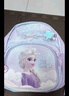 迪士尼（Disney）幼儿园书包3-6岁轻便可爱高颜值小包透气抑菌女童背包爱莎公主紫 实拍图