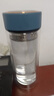 富光 男女士双层玻璃杯 高硼硅泡茶杯 茶水分离水杯带茶隔杯子500ml 实拍图