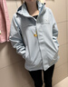 拓路者朱雀冲锋衣女三合一抓绒衣保暖外套硬壳户外登山服防水防风透气 实拍图