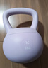 Keep软胶壶铃女生提壶哑铃全身塑形练手臂提臀瘦腰减肚子氧气紫6KG 实拍图