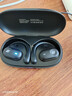 山水（SANSUI）W132【重磅新品】挂耳式蓝牙耳机 骨传导概念不入耳开放式无线运动跑步降噪耳夹式适用于华为 黑 实拍图