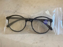 超轻减龄显年轻老花镜高清防蓝光抗疲劳复古圆框老花眼镜修颜洋气 #黑色（减龄防蓝光） 老花300度【参考65-70岁】 实拍图