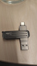 爱国者（aigo）64GB Type-C USB3.2高速U盘 W381 读速220MB/s手机电脑两用商务办公U盘 旅行随身携带优盘 行者灰 实拍图
