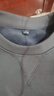 JEANSWEST LIFE真维斯加绒卫衣男秋冬季加厚保暖外套三角设计重磅灰色圆领上衣男 实拍图