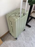 汉客行李箱女拉杆箱男大容量镇店之宝双层拉链密码箱子旅行箱24英寸绿 实拍图