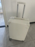 梵地亚26英寸行李箱多功能箱包拉杆箱学生大容量旅行密码箱皮箱杯架白色 实拍图