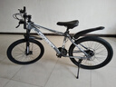 永久（FOREVER）山地车自行车成人男女初中高中学生越野赛车变速碟刹减震脚踏单车 【钢架/密封轴承】银灰色-辐条轮 24英寸24速【升级款145-170cm】 实拍图