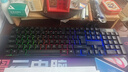 灵蛇（LINGSHE）有线字符发光键盘鼠标 机械手感游戏电竞笔记本台式电脑外设 薄膜键鼠套装 T09 实拍图
