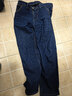 真维斯（Jeanswest）牛仔裤男士2025冬季商务宽松直筒加绒保暖裤男蓝色加绒32 实拍图