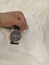 【网红爆款】商务腕表石英运动表休闲皮带男女手表 黑色 实拍图