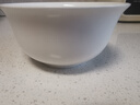 斯凯绨（Sky Top）米饭碗骨瓷小汤碗纯白陶瓷家用酒店餐具套装4.5英寸金钟碗10件 实拍图