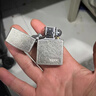 ZIPPO打火机之宝防风煤油 仿古银-商标 生日礼物送老公送男友 单机 实拍图