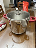 膳魔师高压锅压力锅单手开合安全防爆304不锈钢灶具通用年会礼品送礼 勃艮第红-升级大容量 22cm 7.5L 实拍图