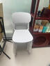 全品屋餐椅凳子塑料椅子办公椅靠背休闲椅书桌椅学习椅化妆椅电脑椅 实拍图
