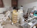 也雅（Yeya）奶瓶收纳箱 奶瓶架沥水置物架婴儿辅食碗筷餐具收纳箱 水杯沥水架 樱草黄-鲸鱼奶瓶箱 实拍图