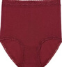 华歌尔蓝标内裤女日本同款柔软舒适棉混高腰三角内裤女 WP5412 WP54C4枣红色 1条 M （160/90） 实拍图