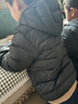亚瑟士（asics）童装冬季儿童柔软舒适三防轻薄保暖羽绒服【高充绒量】 黑色 清洁度1000-鸭绒 140 充绒量79g 实拍图