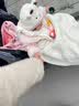 香影【猫猫绒】小香风圆领仿生皮草女2025冬季新款皮毛一体短外套 杏色 M 160/84A/95-110斤 实拍图