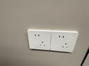 公牛（BULL）开关插座五孔插座86型暗装5孔USB插座电视网络插座 G12象牙白 【热销爆款】10A斜五孔10只装 实拍图